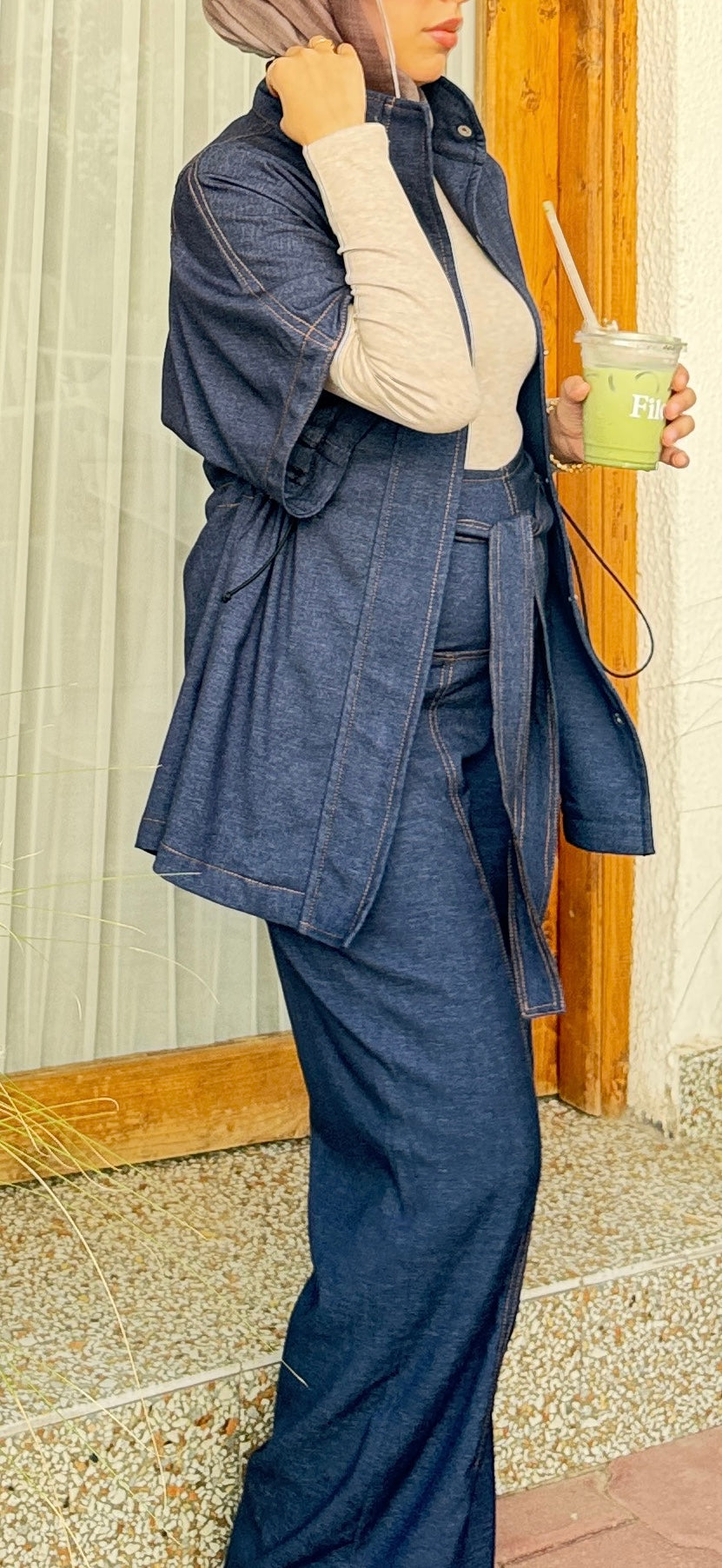 MAMA denim pants