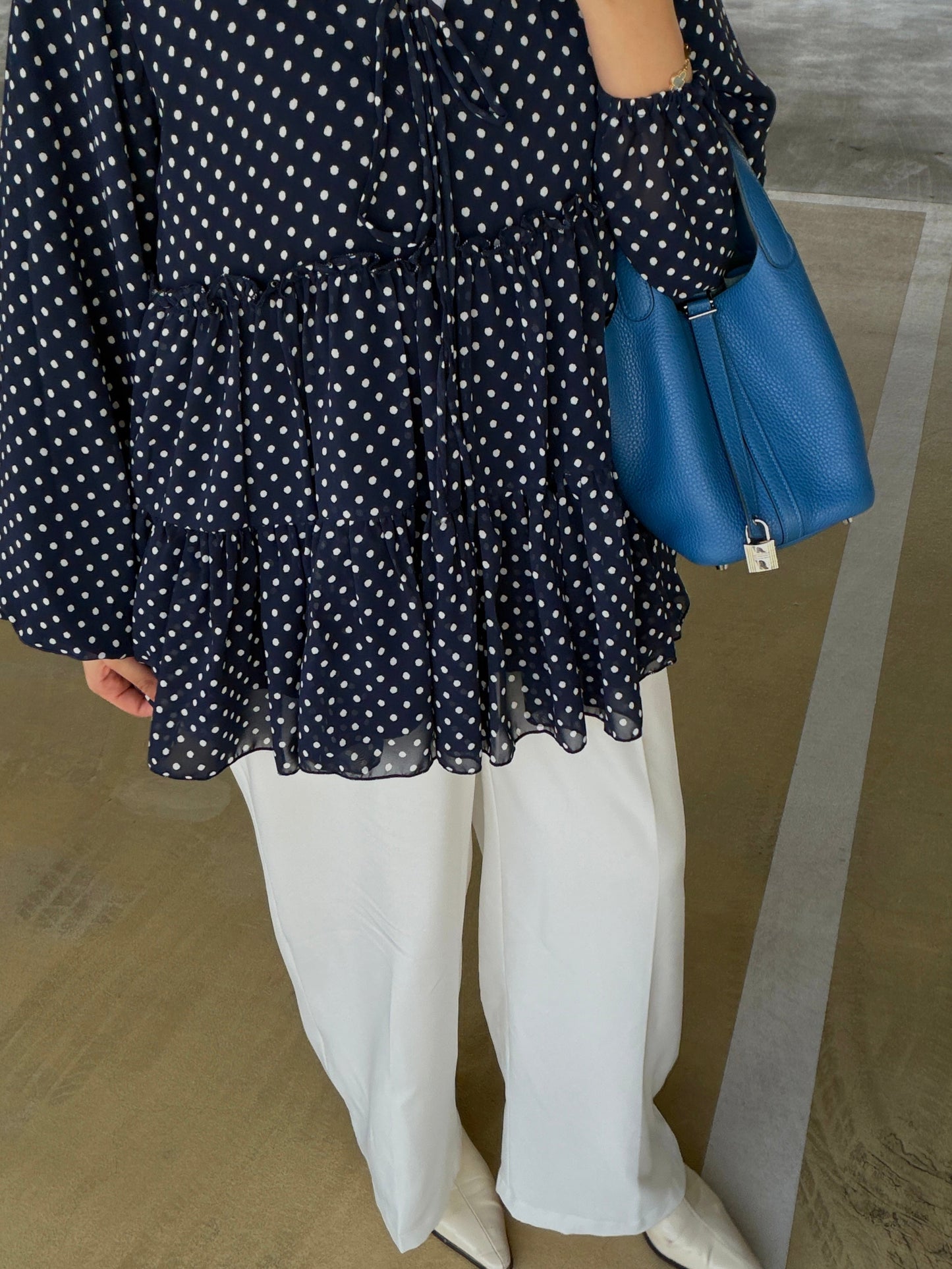 Tiered Chiffon top