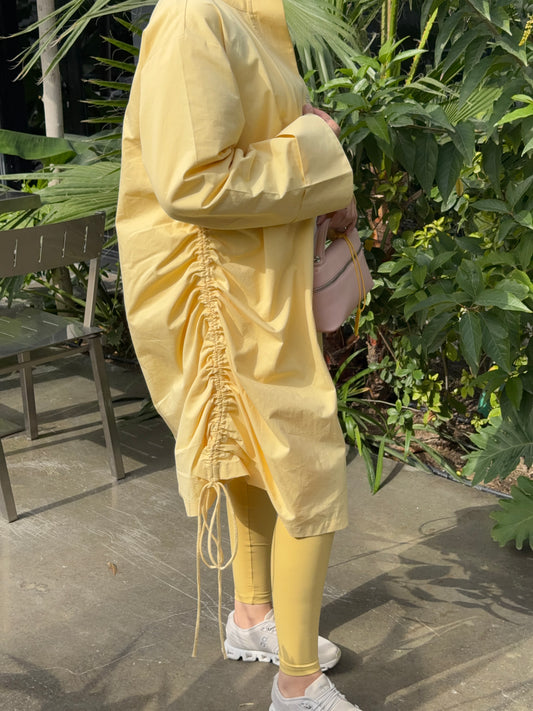 Sinched waist cover-up