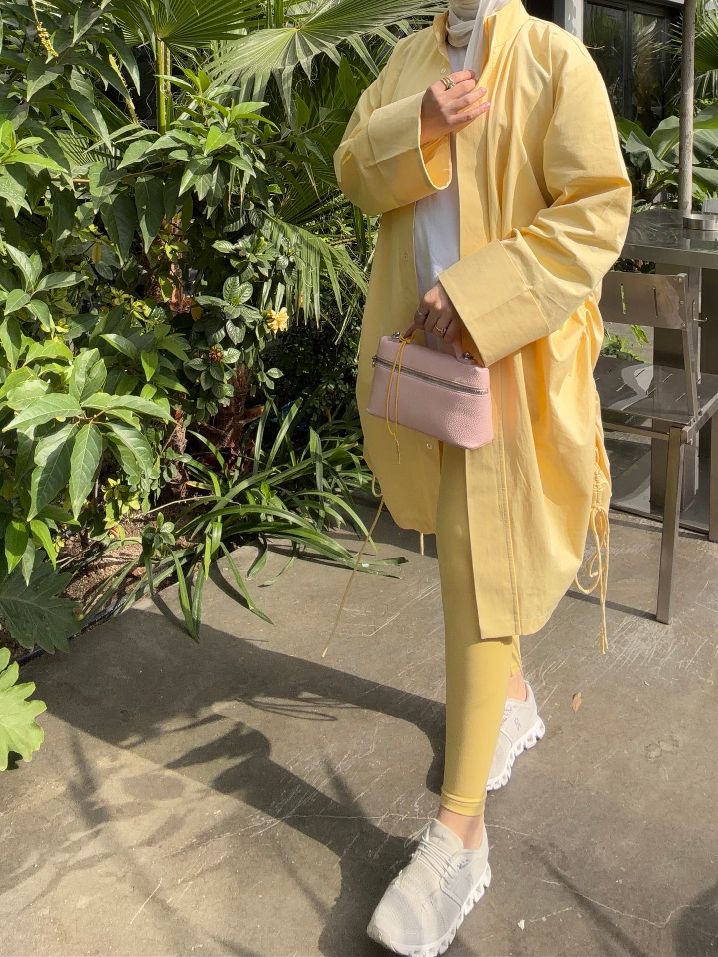 Sinched waist cover-up