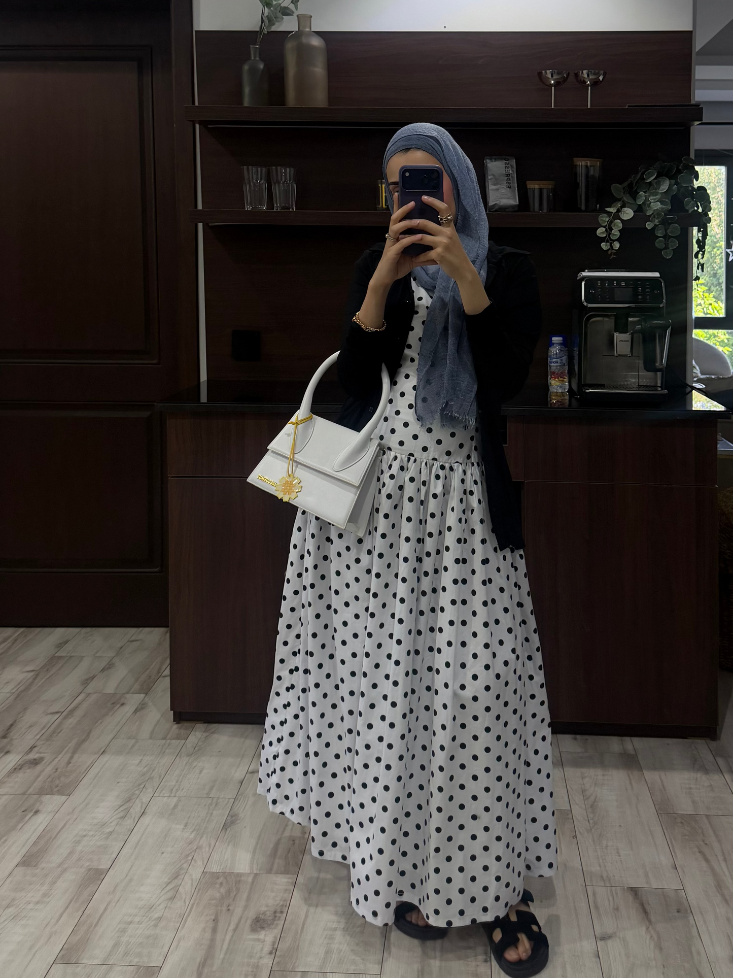 Polka-dot dress
