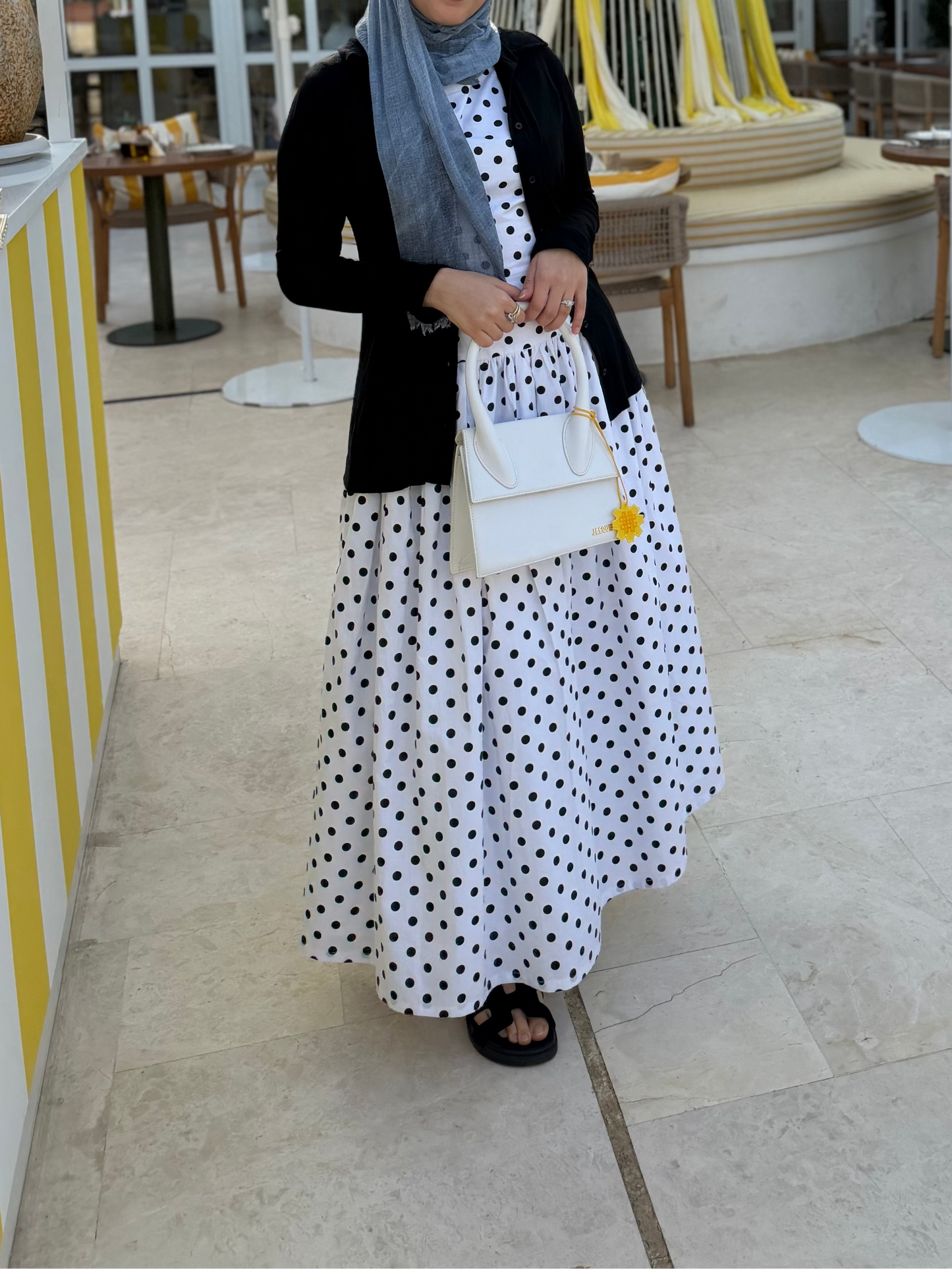 Polka-dot dress