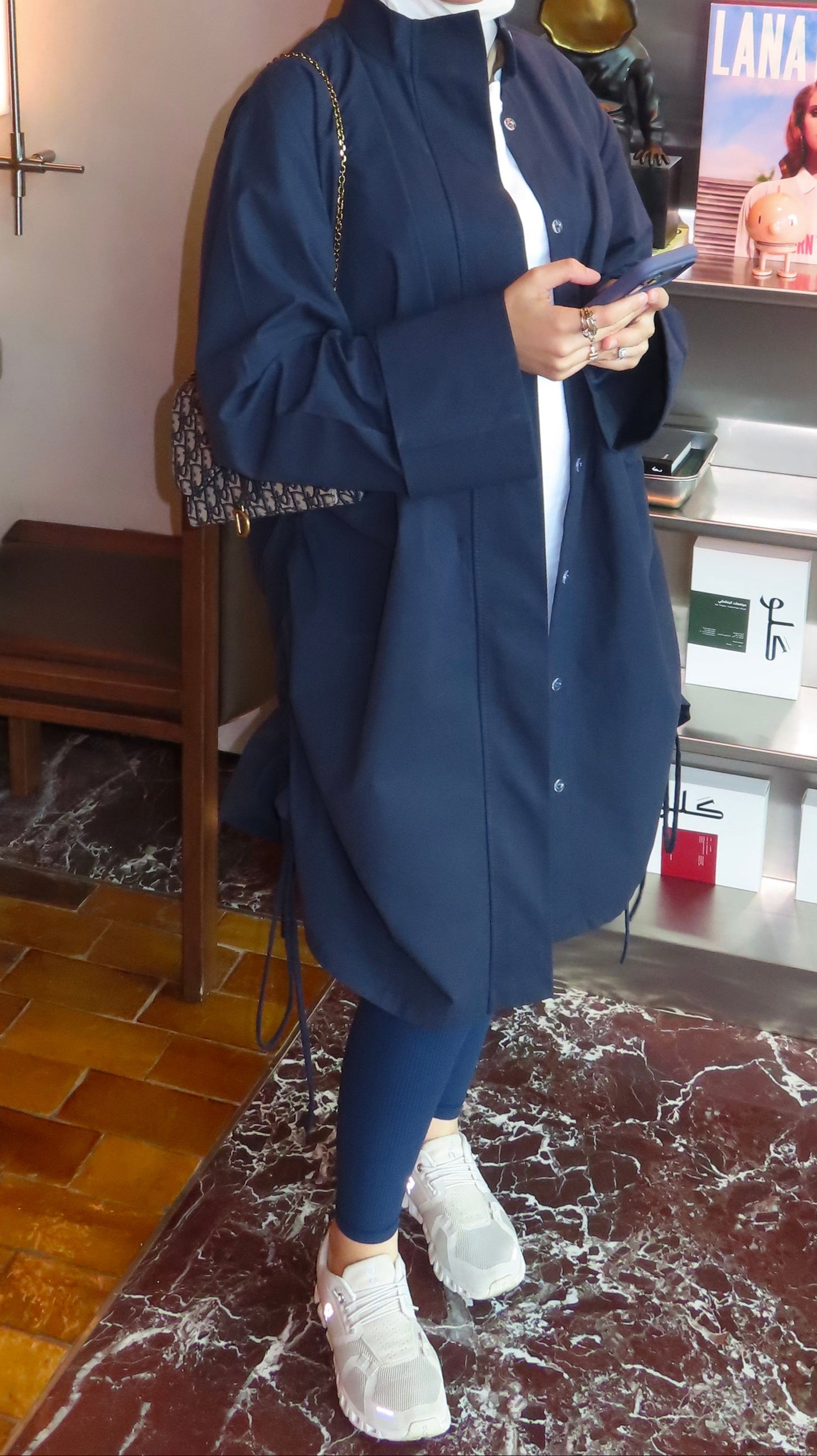 Sinched waist cover-up