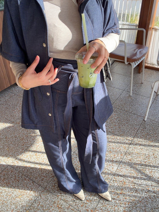 MAMA denim pants