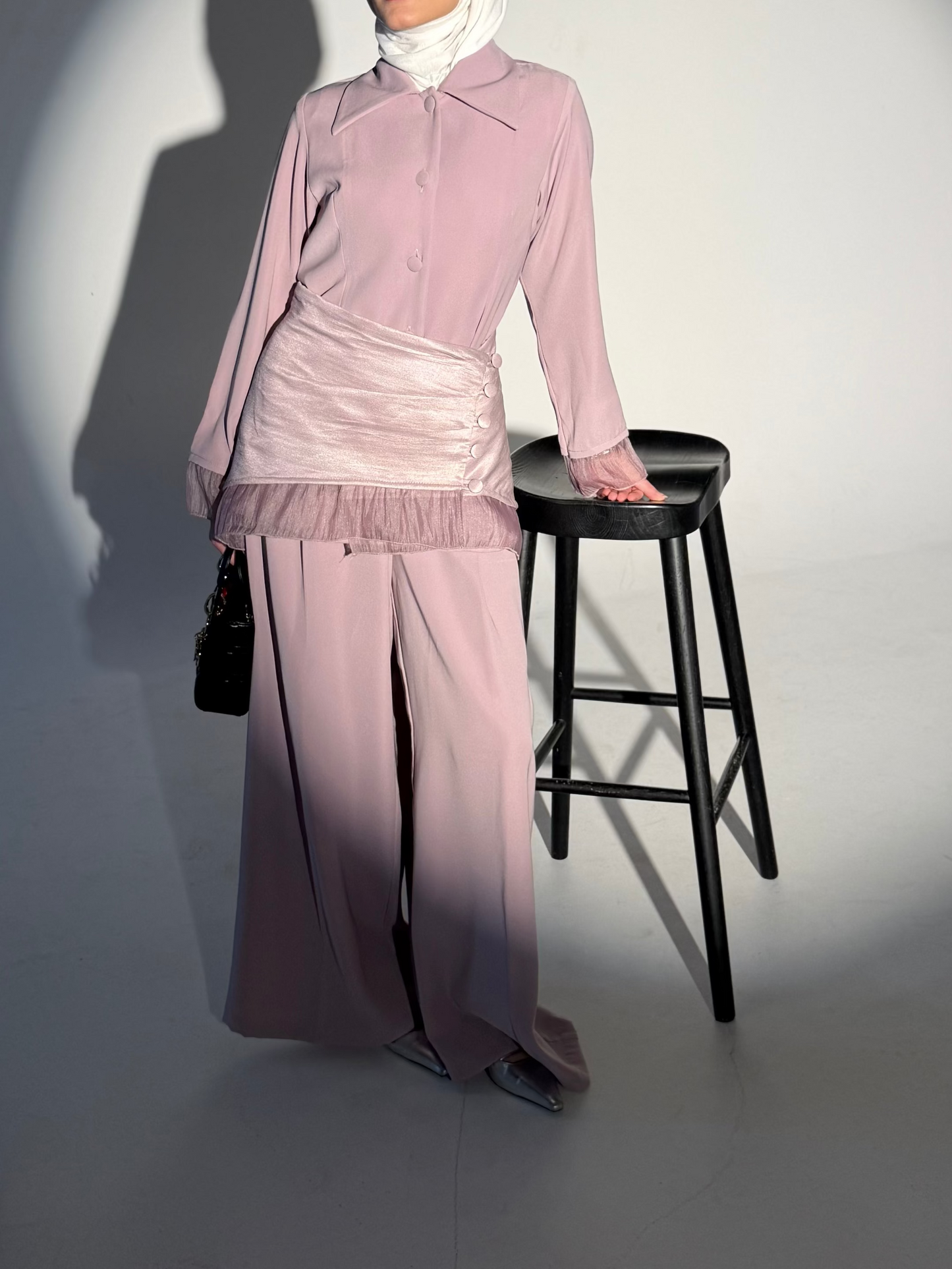 Shimmer ruffle set